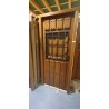 Puerta exterior madera maciza