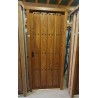 Puerta exterior madera maciza