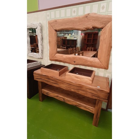 Mueble de baño castaño