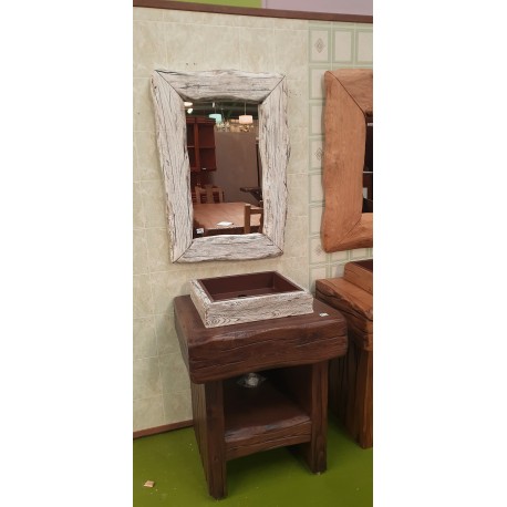 Mueble de baño castaño