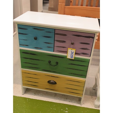 Mesita de noche colores