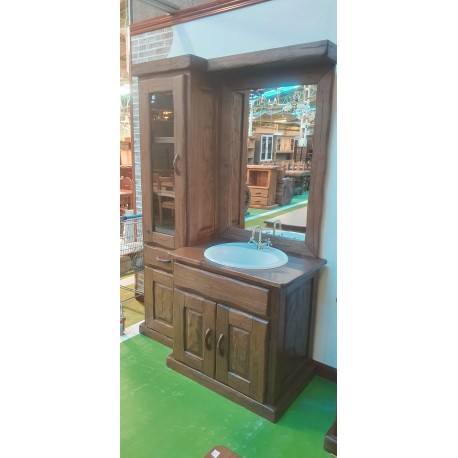 Mueble de castaño baño