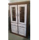 Armario vitrina bicolor
