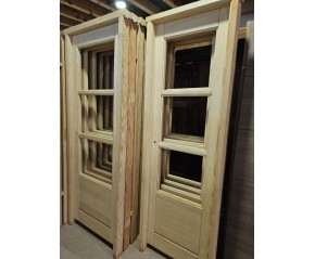 Puerta nogal acorazada