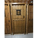 Puerta exterior pino maciza PARTIDA
