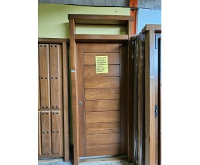 Puerta nogal acorazada